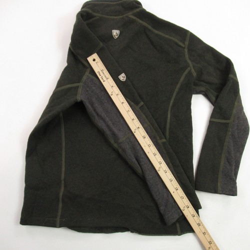 Kuhl Shirt Girls Medium Long Sleeve High Neck Sweater 1/4 Zip - Picture 8 of 9