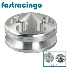Single Groove Aluminum V-belt Alternator Pulley For Sbc 283 350 400
