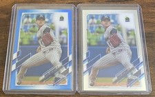 Taichi Ishiyama 2021 Topps Chrome NPB Baseball Blue Refractor /150 Lot (2)
