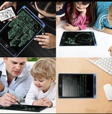 8.5" Portable LCD Writing Tablet Drawing Board Erasable Notepad Pad for Kids