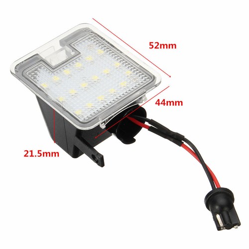Luz de charco de espejo lateral LED para Ford Mondeo Focus Kuga Escape C-Max SU 2 piezas - Imagen 4 de 6