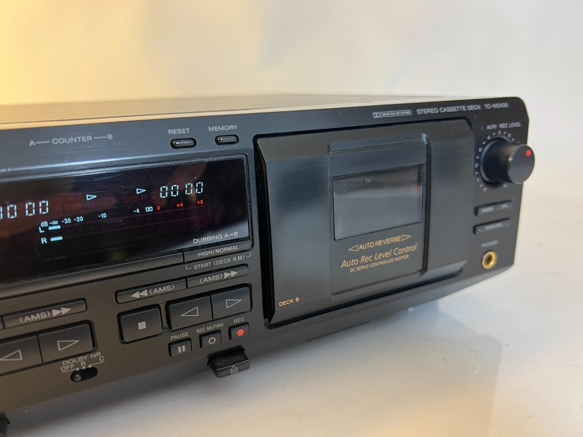 TC-WE435 SONY ソニー　カセットデッキ Sony TC-WE435 Dubbing cassette deck at Crutchfield