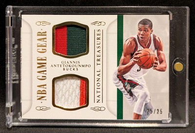 14 National Treasures Giannis Dual Patch Limited To 25 Pieces | eBay