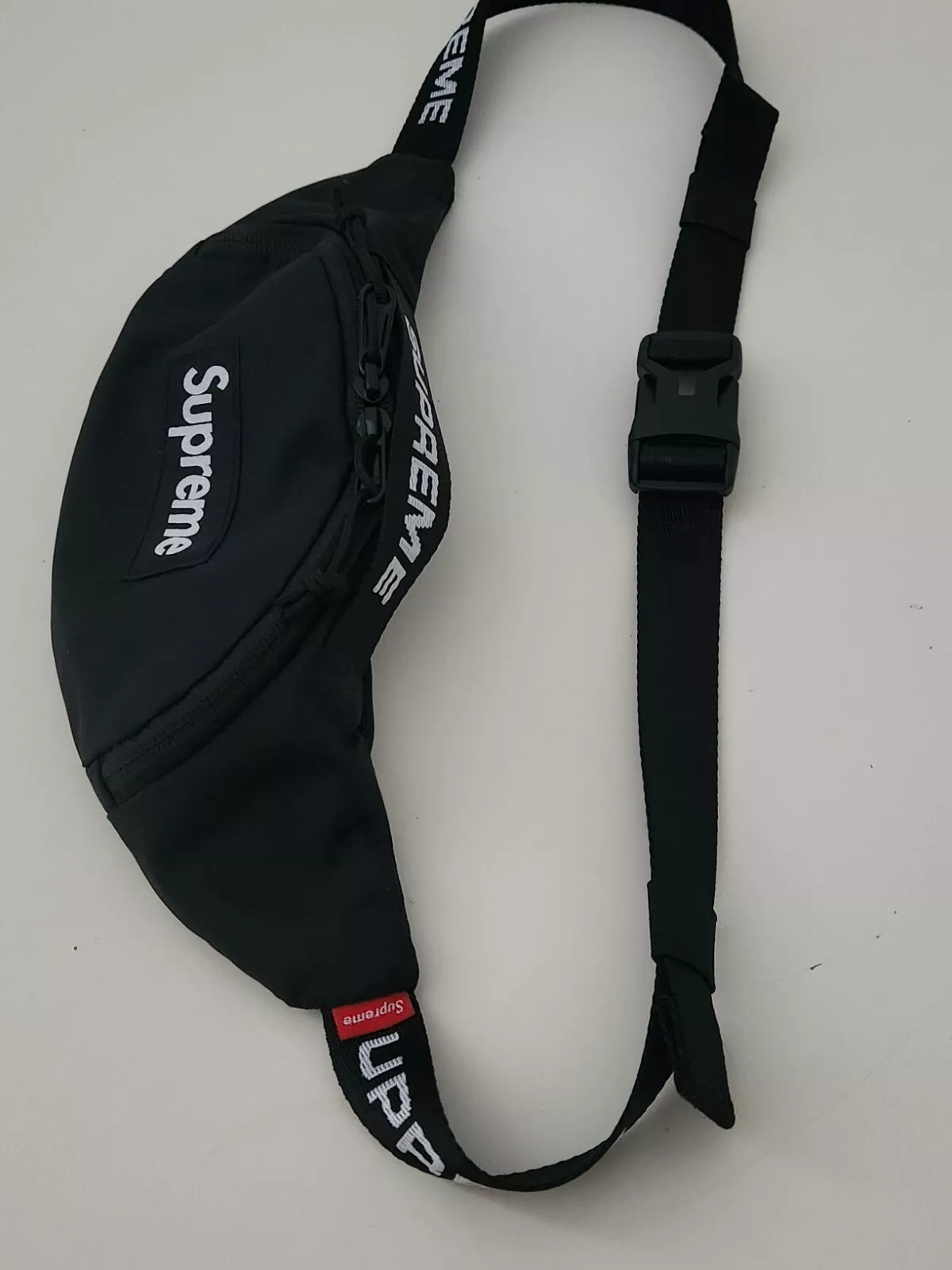 FW22 Supreme small waist bag Cordura shoulder Black water resistant Belt Pack