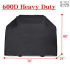 Heavy Duty 70" Bbq Grill Gas Barbecue Black Cover Waterproof Outdoor Yard