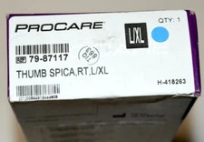 DJO PROCARE THUMB SPICA RT L/XL NEW 79-87117
