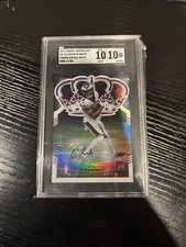 2021 PAMINI CHRONICLES CR-25 DEVONTA SMITH CROWN ROYALE AUTO. PINK 17/25