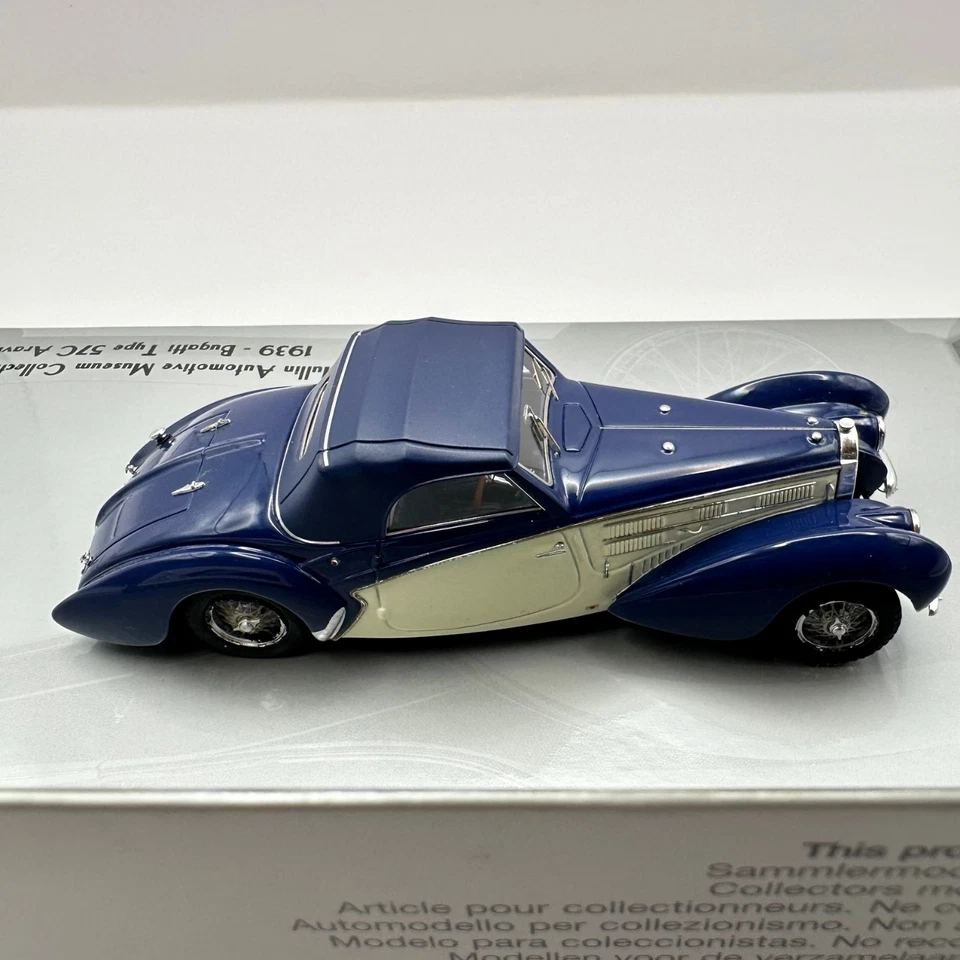 MINICHAMPS Bugatti Type 57C Aravis 1939 Model Car 1:43 Mullin Automotive Museum - Image 4 of 4