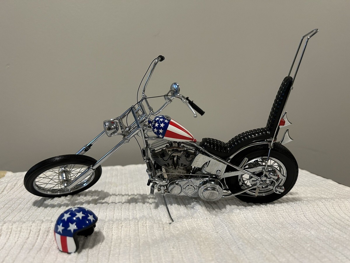 Franklin Mint 1/10 Scale Harley Davidson Easy Rider Chopper | eBay