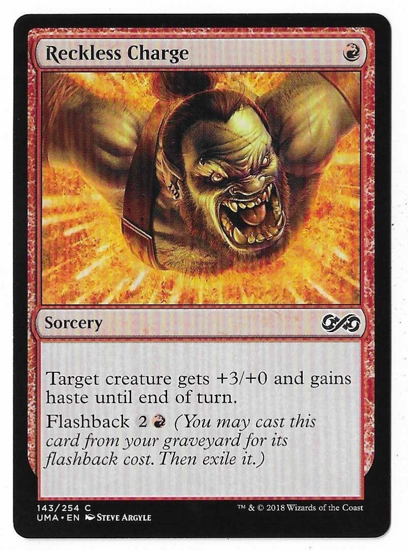 MTG Reckless Charge Ultimate Masters (UMA) Common Magic Card #143/254 Unplayed