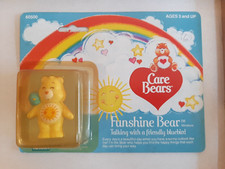 1982 Kenner Care Bear Cousins Funshine Bear Vintage Minature Figure