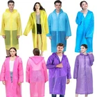 Rain Coat Unisex Waterproof Poncho Reusable Plastic Rain Coat Camping Festival