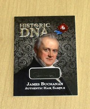 2020 Historic Autographs POTUS First 36 Authentic Hair DNA James Buchanan 6/33