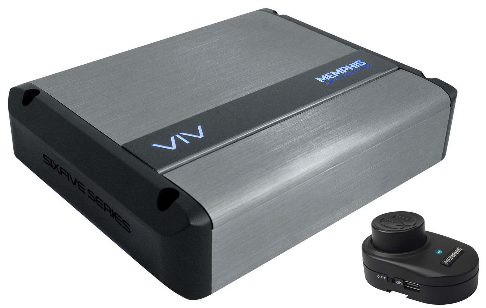 Автомобильный монофонический усилитель Memphis Audio VIV7501V2 серии SixFive мощностью 750 Вт пульт дистанционного управления басами 3229000₽