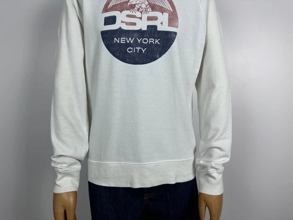 Sudaderas Denim & Supply Ralph Lauren Logo Grande Blancas Para Hombre Talla M Foto 4 de 4