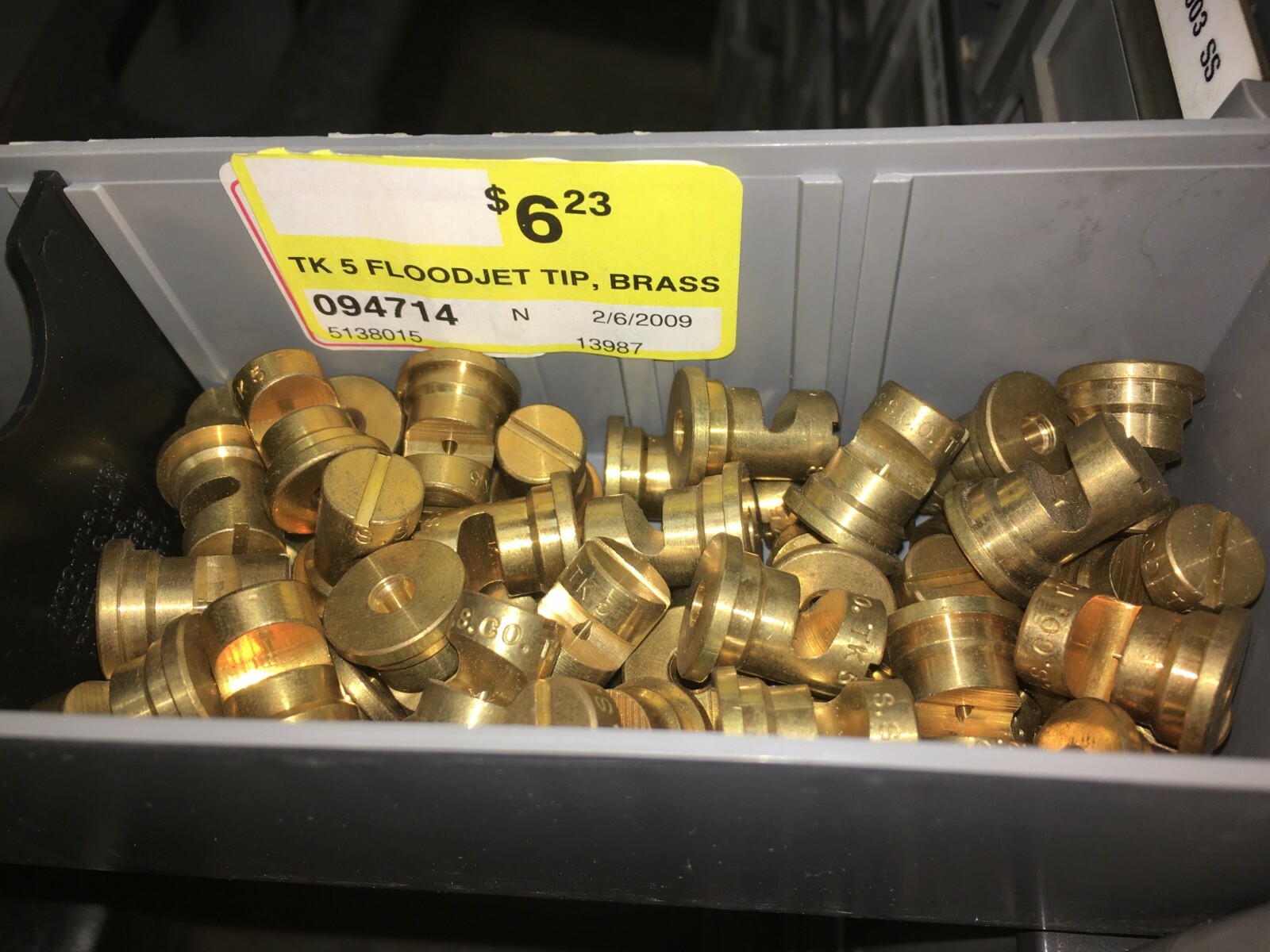 TeeJet BRASS TK 5 FLOODJET 094714 5138015 SPRAY TEE JET Sprayer TIP