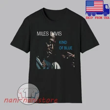 Miles Davis Kind of Blue Men's Black T-shirt Size S-5XL