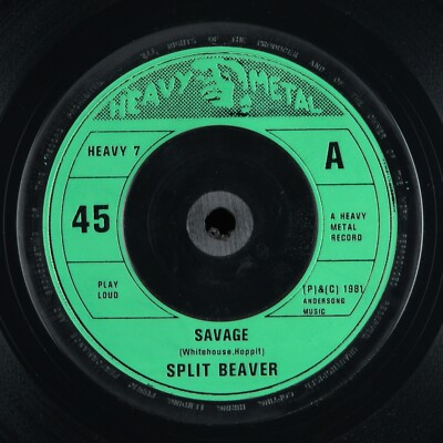 SPLIT BEAVER - Savage - 1981 UK SP 45 Touren