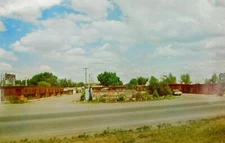 Starlit Motel Great Falls Montana Classic Car AAA Chrome Vintage Postcard