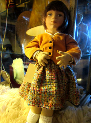 Maggie Iacono Felt Doll, SADIE.  Lmdt Ed 36 of 60,  1995, in original Box