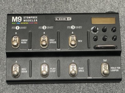 Line6 M9 Stomp box Modeler Multi-Effects Guitar Effect Pedal Tested Excellent