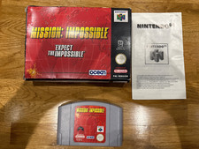 Thumbnail of ebay&reg; auction 116600316458 | Mission Impossible N64 Nintendo 64 Spiel OVP - PAL UK