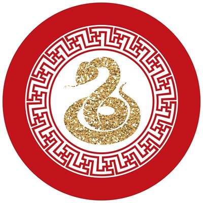 2025 Chinese New Year - Year of the Wood Snake - 4x6 Glossy Printed Postcard