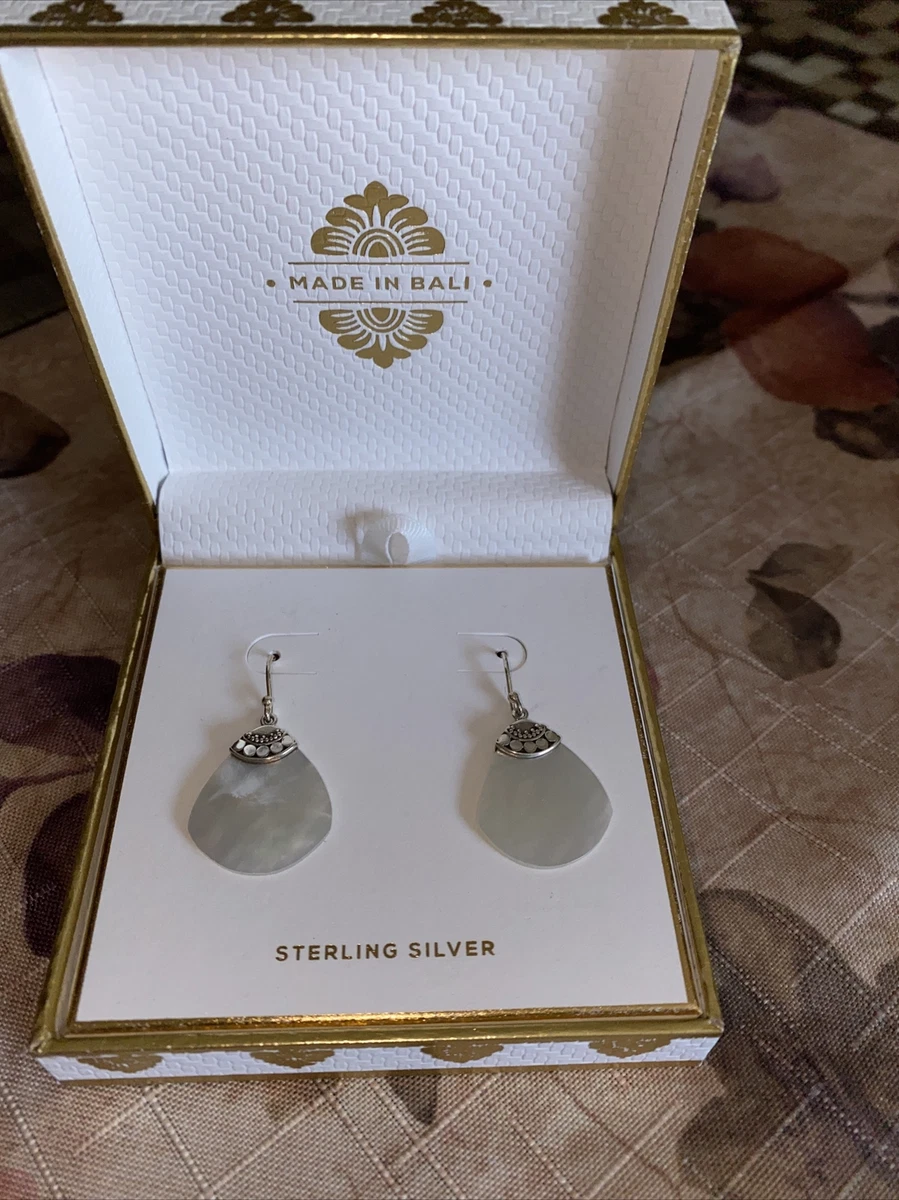 Annika Witt Made in Bali.925 Sterling Silver Small Mother of Pearl