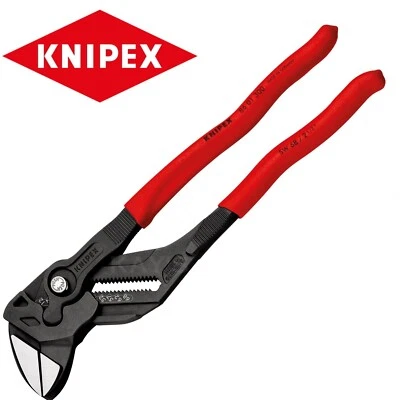 Knipex Pinza Chiave 300mm 12in Pulsante Chiave Regolabile Manopole PVC 8601300