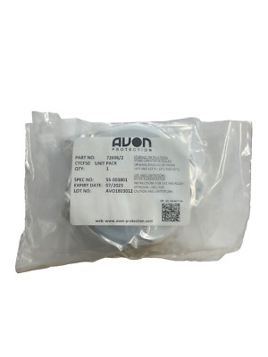 AVON PROTECTION One (1) Gas Mask Filter CTCF50 - 72606/2 - New - EXP: 07/2023