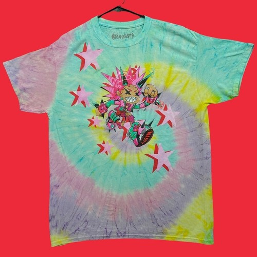 Rico Nasty Anime Tie Dye Shirt Size 
