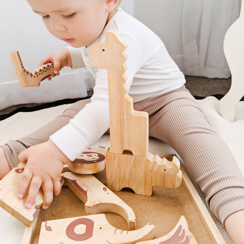 Wooden Toy Kids, Jungle Animal Puzzle Set, Safe Toy For Kids - Picture 4 of 4