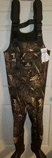 DRYCODE Waterproof Neoprene Camo Chest Waders. Color: REED GRASS. Size: M5/W7.