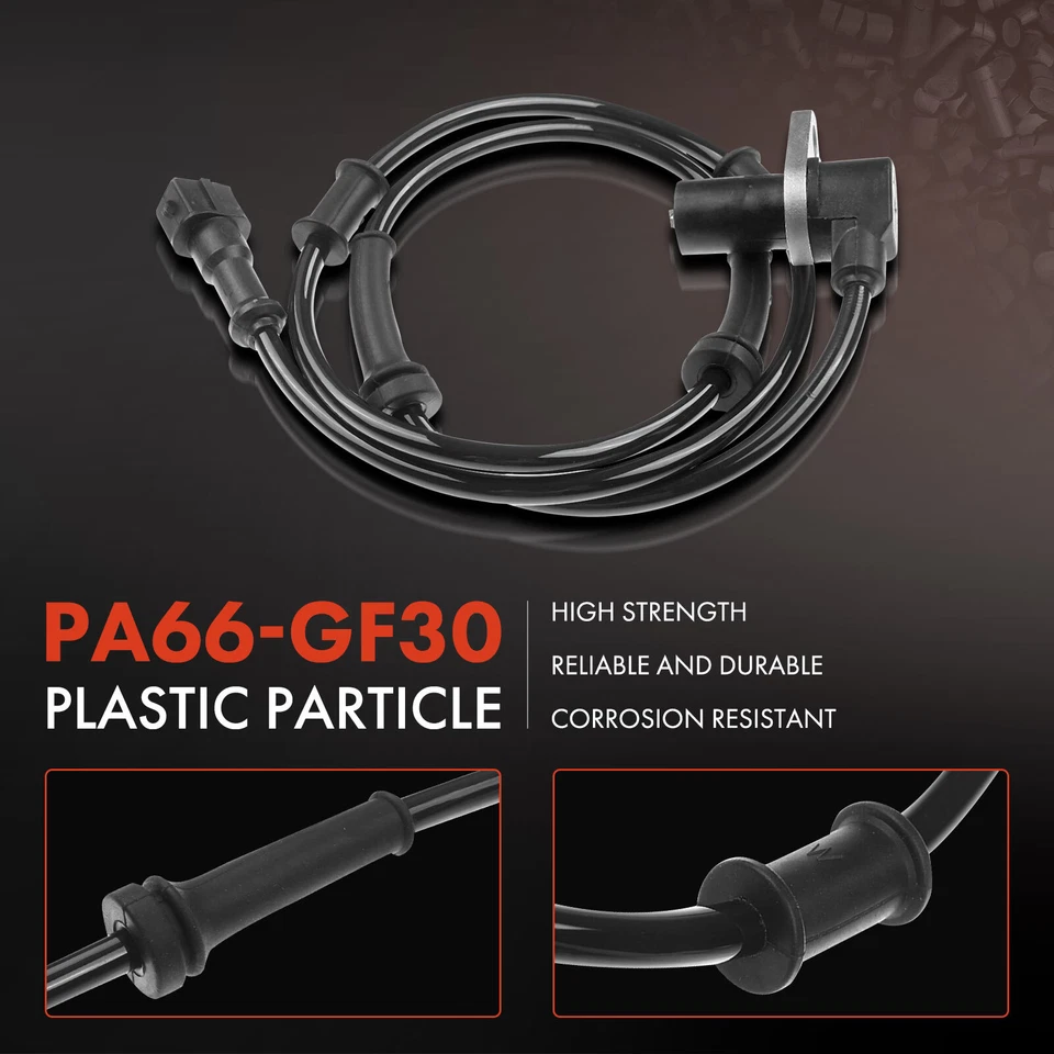 Sensores de velocidad de rueda ABS delanteros y traseros 4 piezas para Volvo V40 2000-2004 S40 2000-2003 Foto 4 de 4