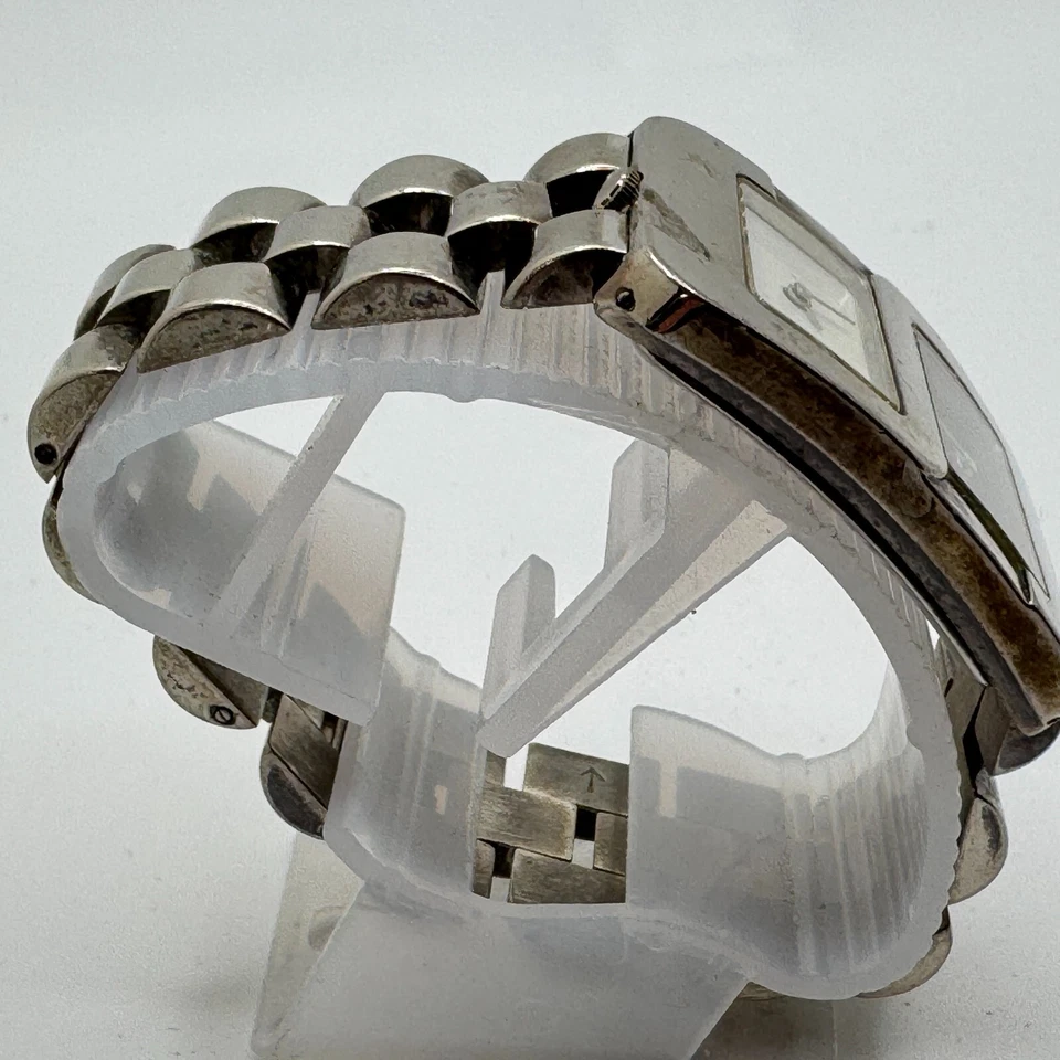 Skagen Quartz Watch 80USC Unisex Dual Movements Rectangle ~ For Parts Repair - Image 3 of 4