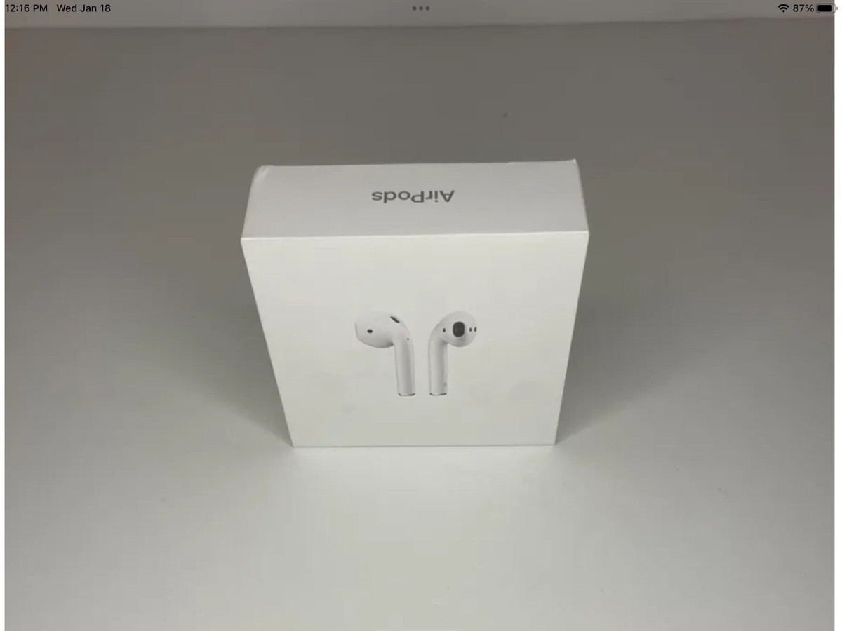 Apple Airpods 2nd Gen A2032 EMPTY BOX ONLY with Original Inserts