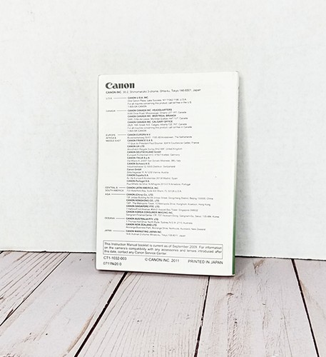 Canon EOS 7D Camera Instruction Manual Only - Picture 4 of 6