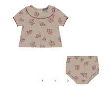 Posie & Pistachio FLORAL PRINT 2PC SET  BERRY
