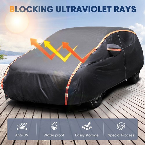 S-XXL Autoabdeckung Vollgarage Ganzgarage Abdeckplane UV Staubdicht Schutzhülle - Bild 48 von 54