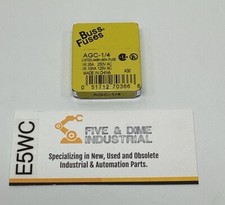 Bussmann AGC-1/4 Buss 1/4-Amp Fuses 125/250V. 5-Pack
