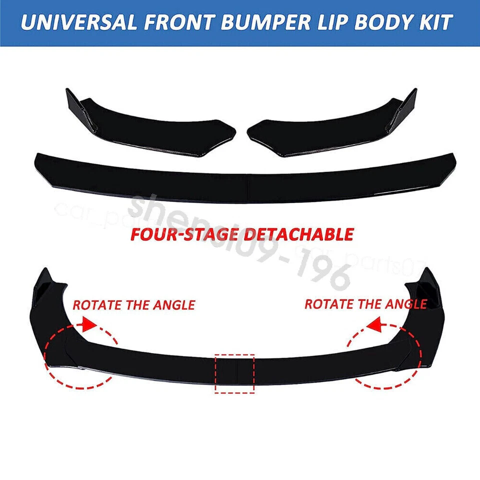 For VW Volkswagen Beetle Front Bumper Spoiler Body Kit+Side Skirt+Rear Lip Foto 3 de 4