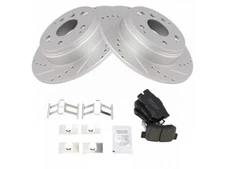 DIY Solutions 82SD24R Rear Brake Pad and Rotor Kit Fits 2004-2008 Acura TL