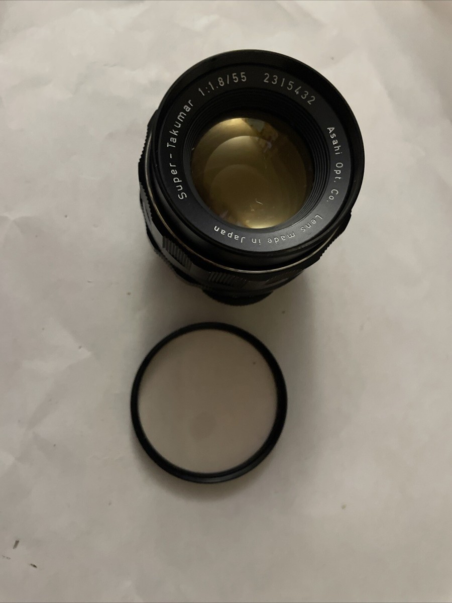 PENTAX Super-Takumar 55mm f/1.8 Lens f/1.8/55 Asahi Opt. Co. | eBay