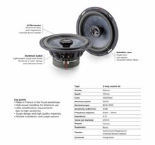 Bobs FOCAL PC165SF SLATEFIBER 6.5 80W RMS COA...