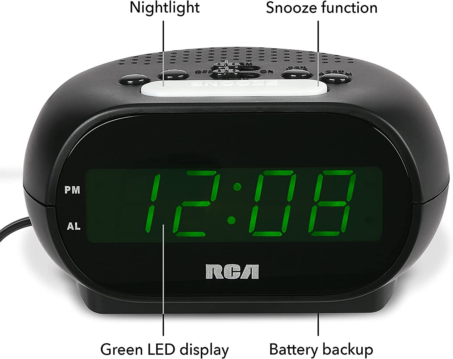 RCA RCD20 Digital Alarm Clock for sale online eBay