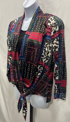 Marc New York ladies size L blouse with mid ties and attached tank top. - Picture 2 of 9