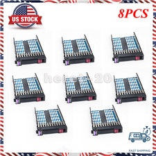 8X For HP 378343-002 2.5" HDD SATA/SAS Hotplug Tray Caddy G5 G6 G7 w/ Screws