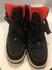 Nike Air Force 1 High Mens Size 12.5 Black Red White 315121-029, Preowned