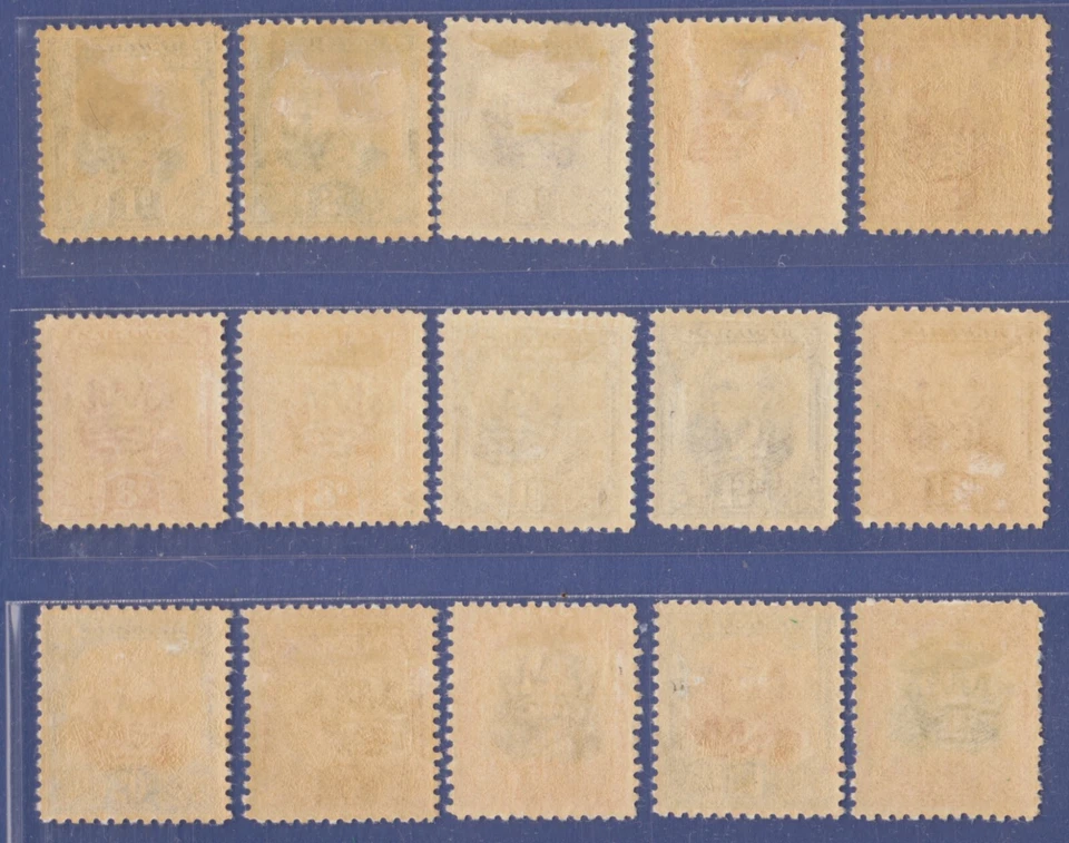 Sarawak 1932 1c-1 Dólar Sir Charles Vyner Brooke Serie Definitiva Completo MH. Foto 2 de 2