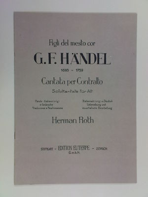 euterpe HANDEL / HERMAN ROTH figli del mesto cor